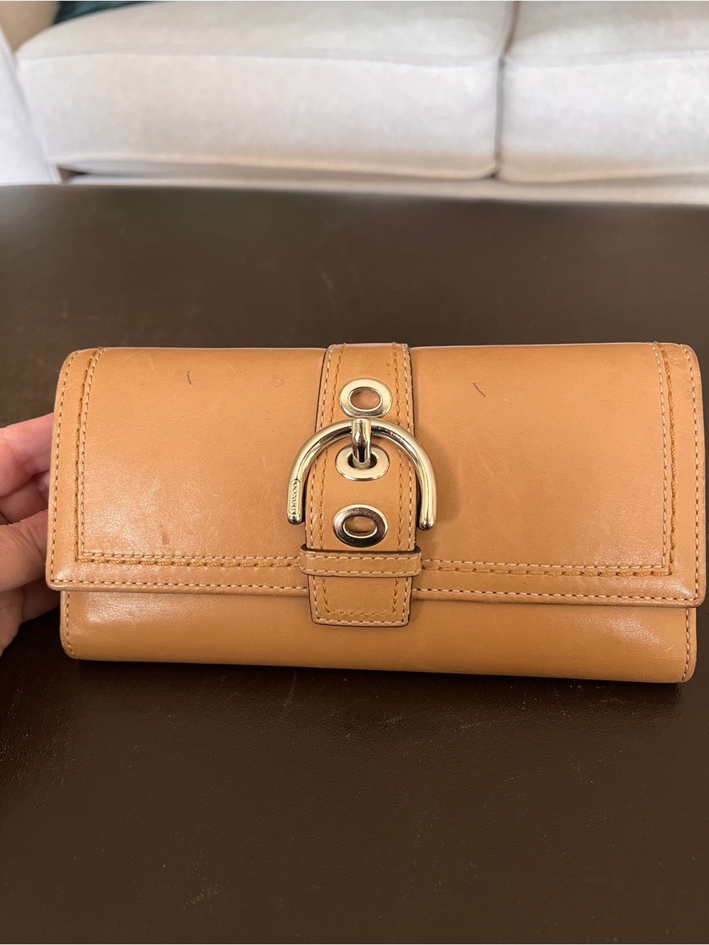 Vintage Coach SOHO Wallet/billfold Tan